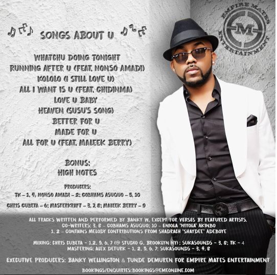 Banky W ft. Nonso Amadi – Running After U